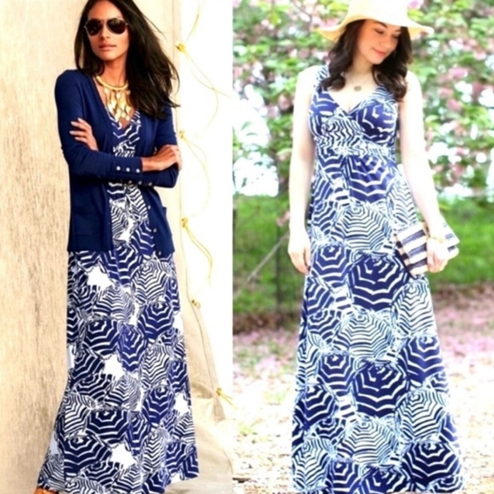 Lilly Pulitzer Sloane Oh Cabana Boy Maxi Dress Sz. S